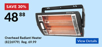 Overhead Radiant Heater